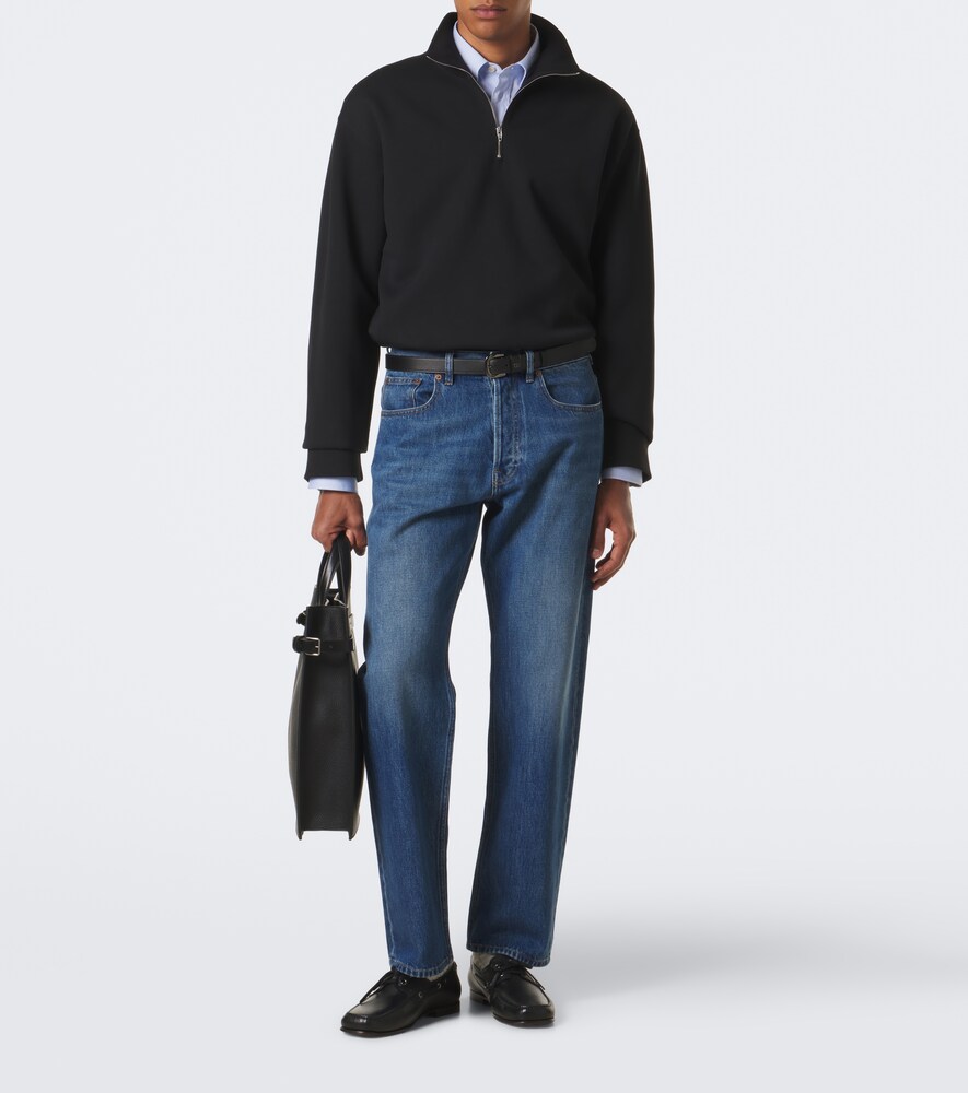 Garavani Cotton-Blend Jersey Sweatshirt