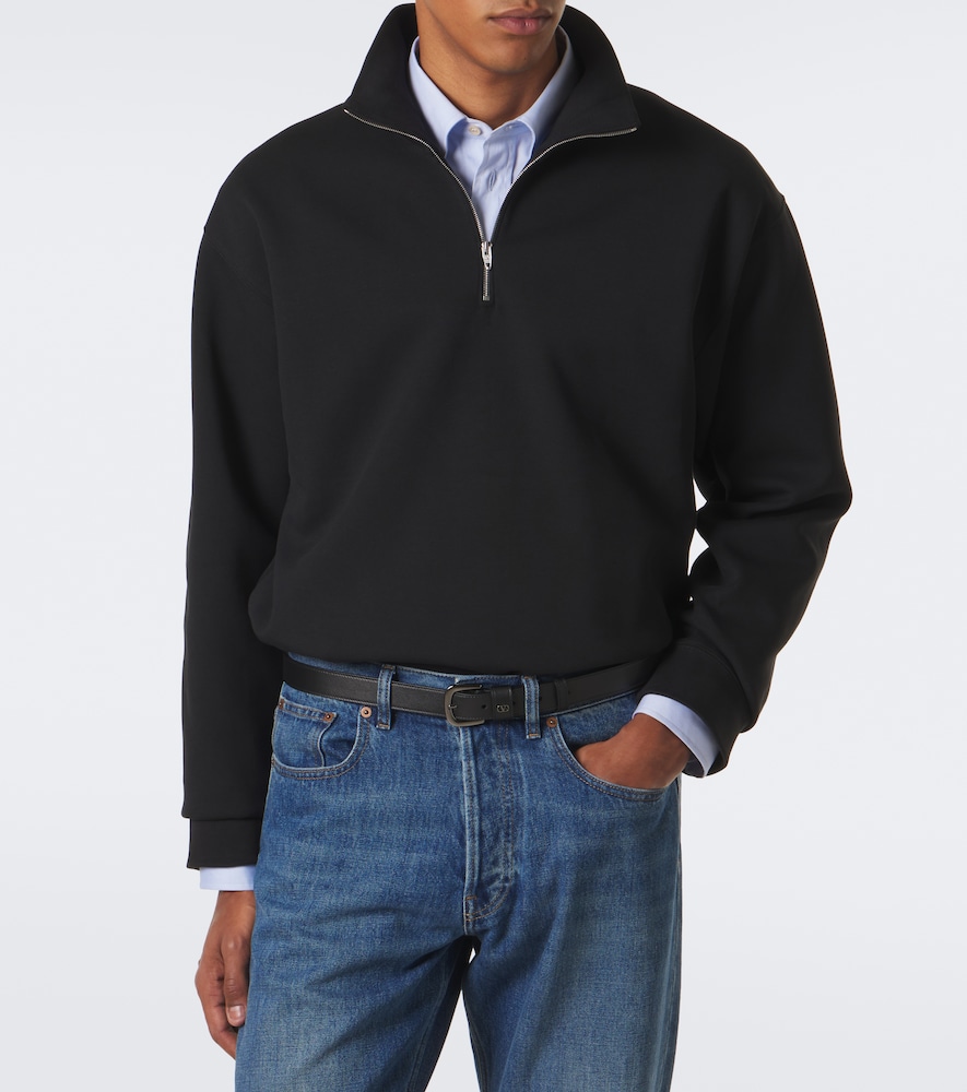 Garavani Cotton-Blend Jersey Sweatshirt