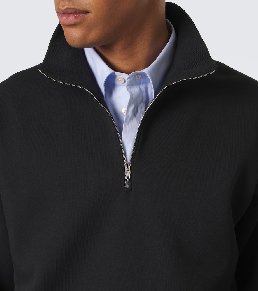 Garavani Cotton-Blend Jersey Sweatshirt