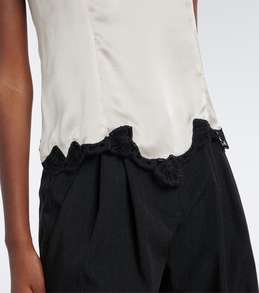 Amael Silk-Blend Satin Camisole