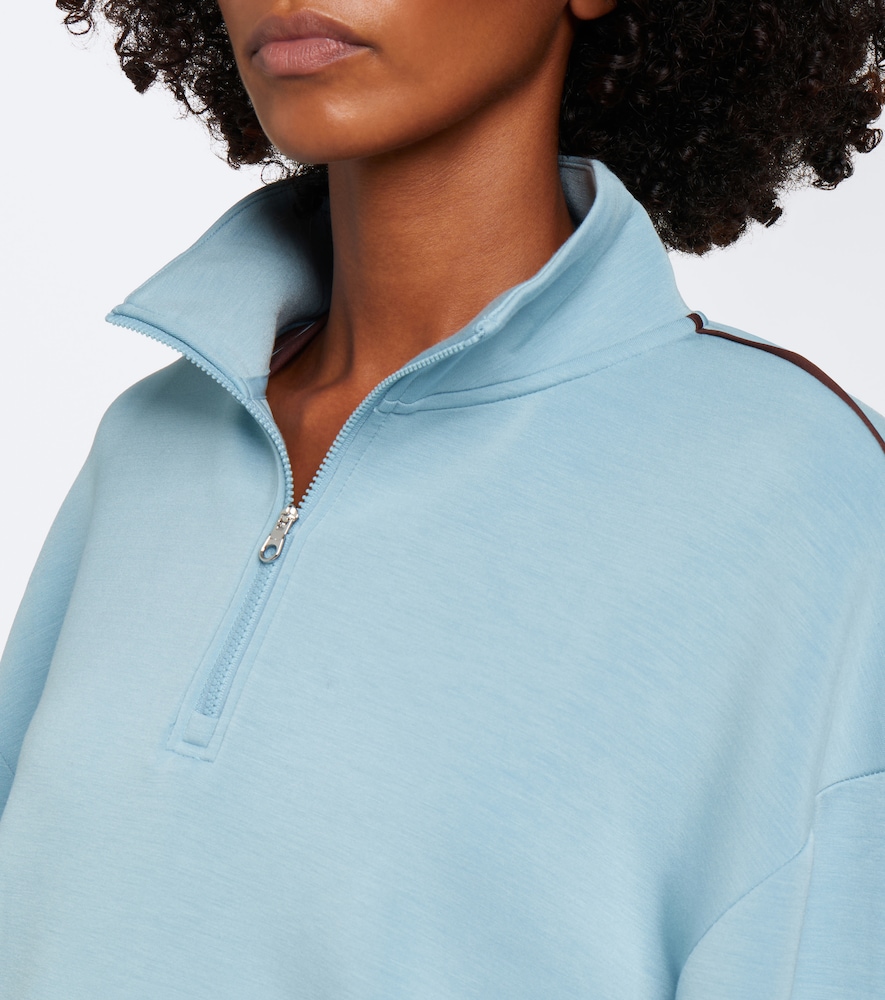 Sian Jersey Half-Zip Sweatshirt
