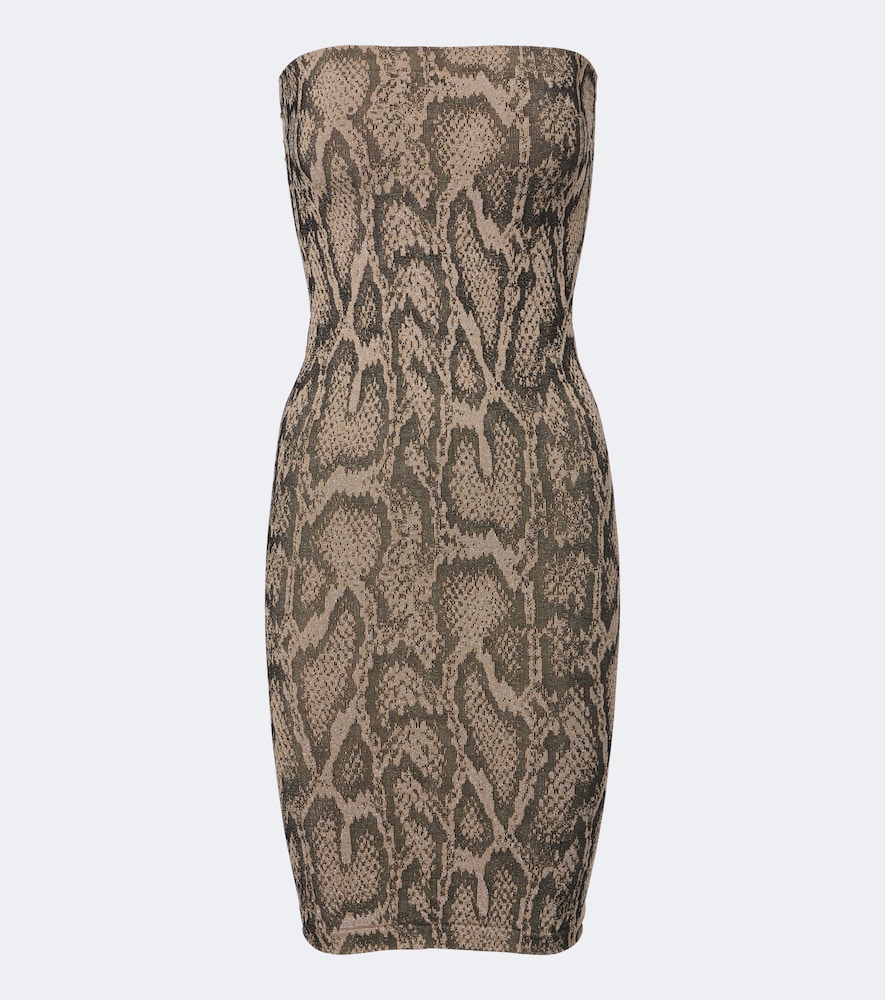 Minikleid aus Jacquard