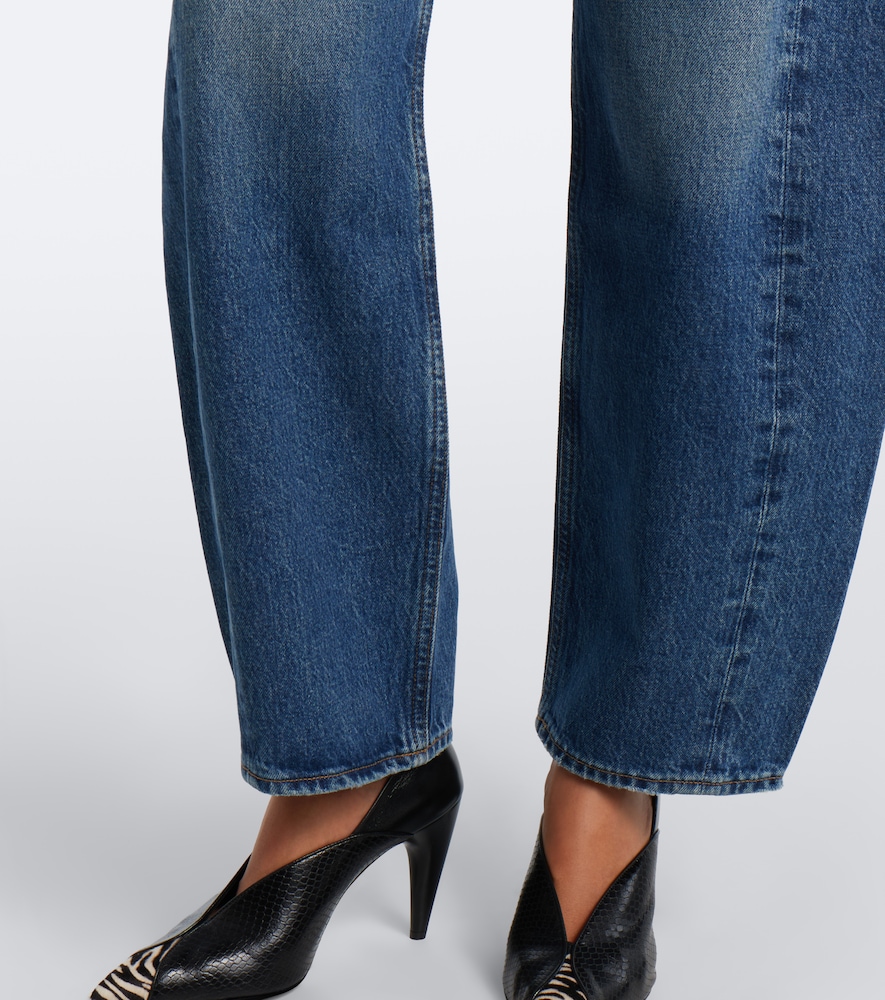 Luna Pieced Barrel-Leg Jeans