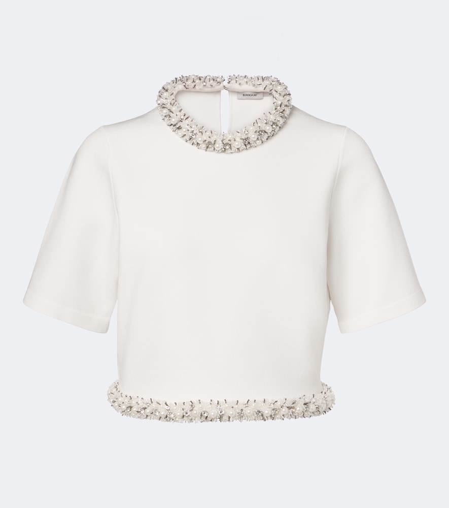 Ozelle Embellished Crop Top