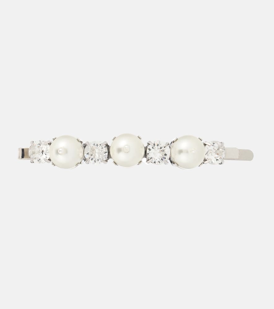 Simone Rocha Faux pearl and crystal-embellished hair clip
