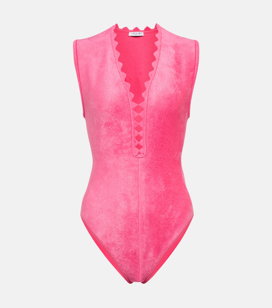 Alaïa Wool-blend bodysuit