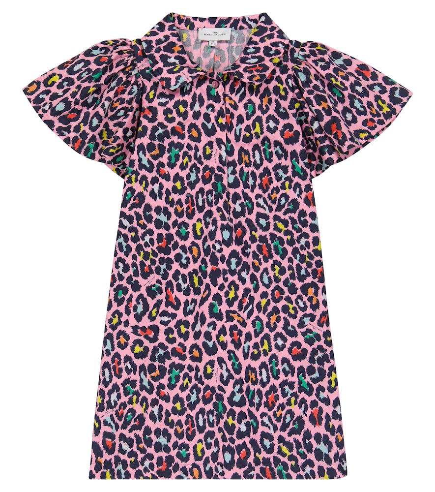 Marc Jacobs Kids Leopard printed cotton dress