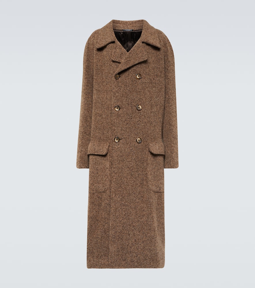 Dolce & Gabbana Double-breasted alpaca-blend coat