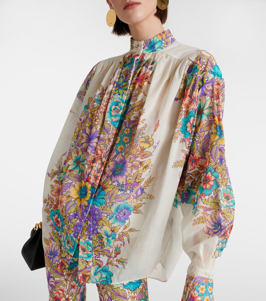 Etro Shirts In Print On White Base