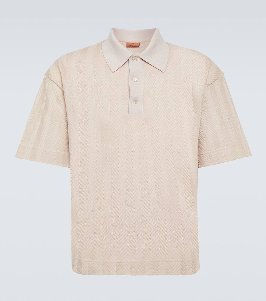 Missoni Chevron cotton-blend polo shirt