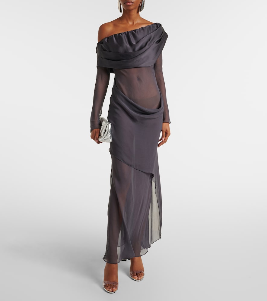  Christopher Esber Christopher Esber Maxikleid Aus Seide 