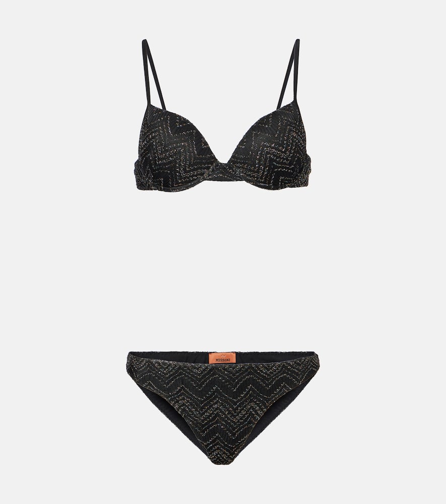 Missoni Zigzag lamé bikini