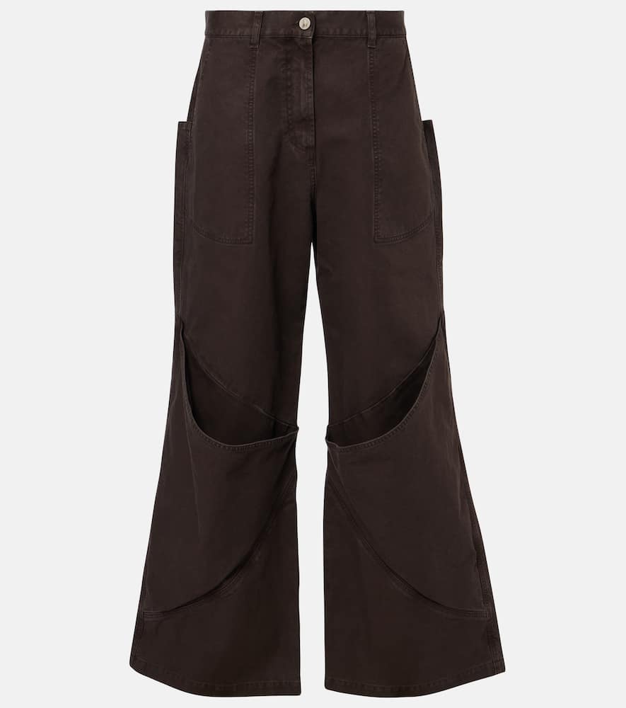 High-rise wide-leg jeans