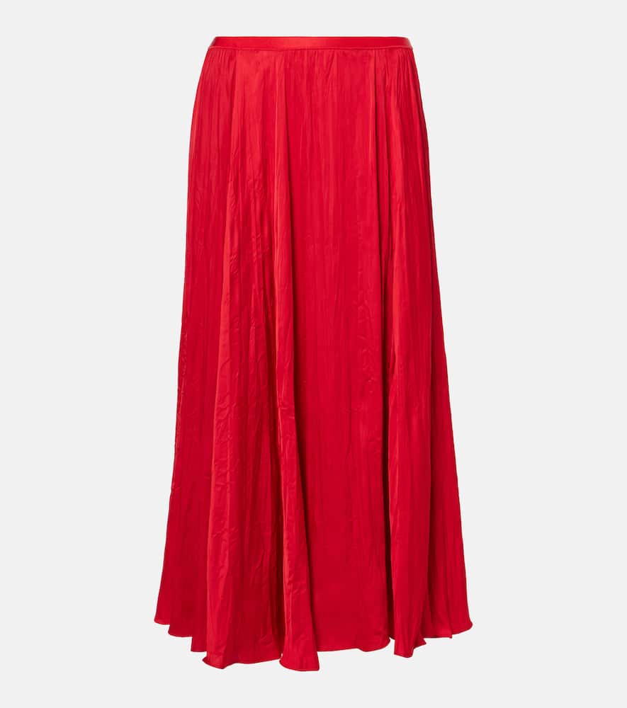 Mid-rise midi skirt