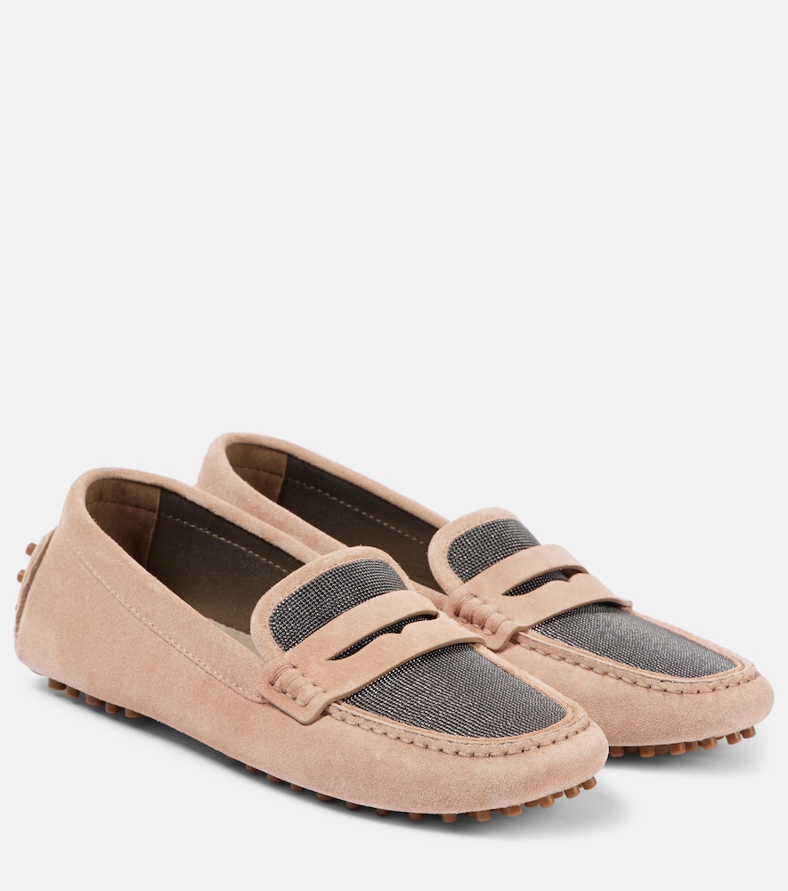 BRUNELLO CUCINELLI Brunello Cucinelli Monili suede driving shoes　ブルネロ・クチネリ モニリ スエード ドライビング シューズ