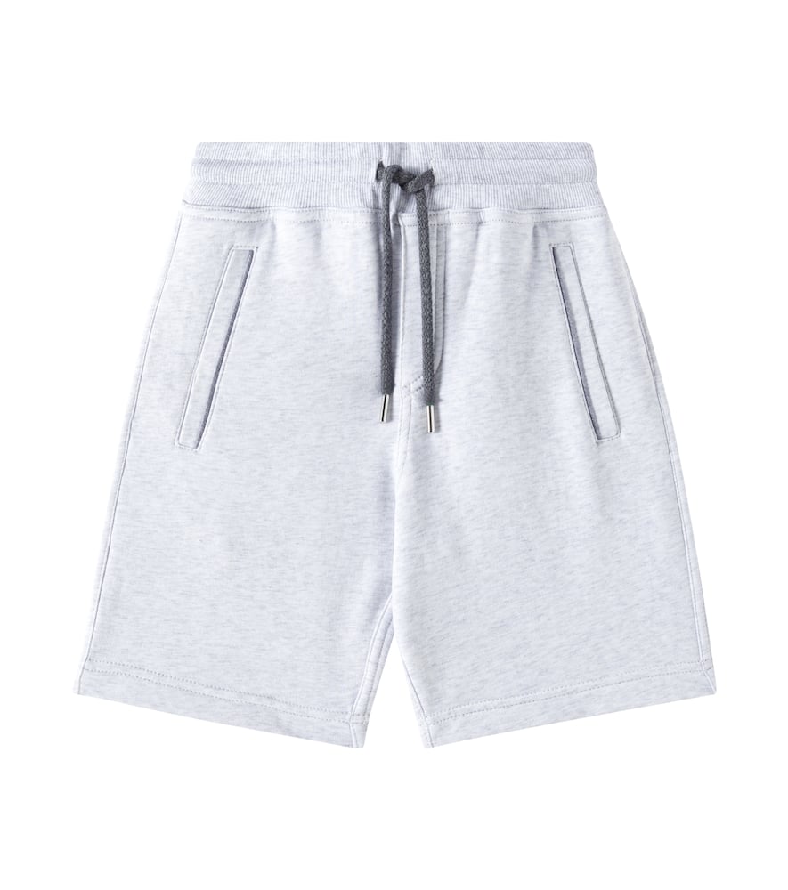 Brunello Cucinelli Cotton-blend Bermuda Shorts In White