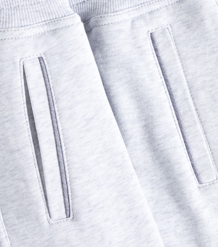 Brunello Cucinelli Cotton-blend Bermuda Shorts In White