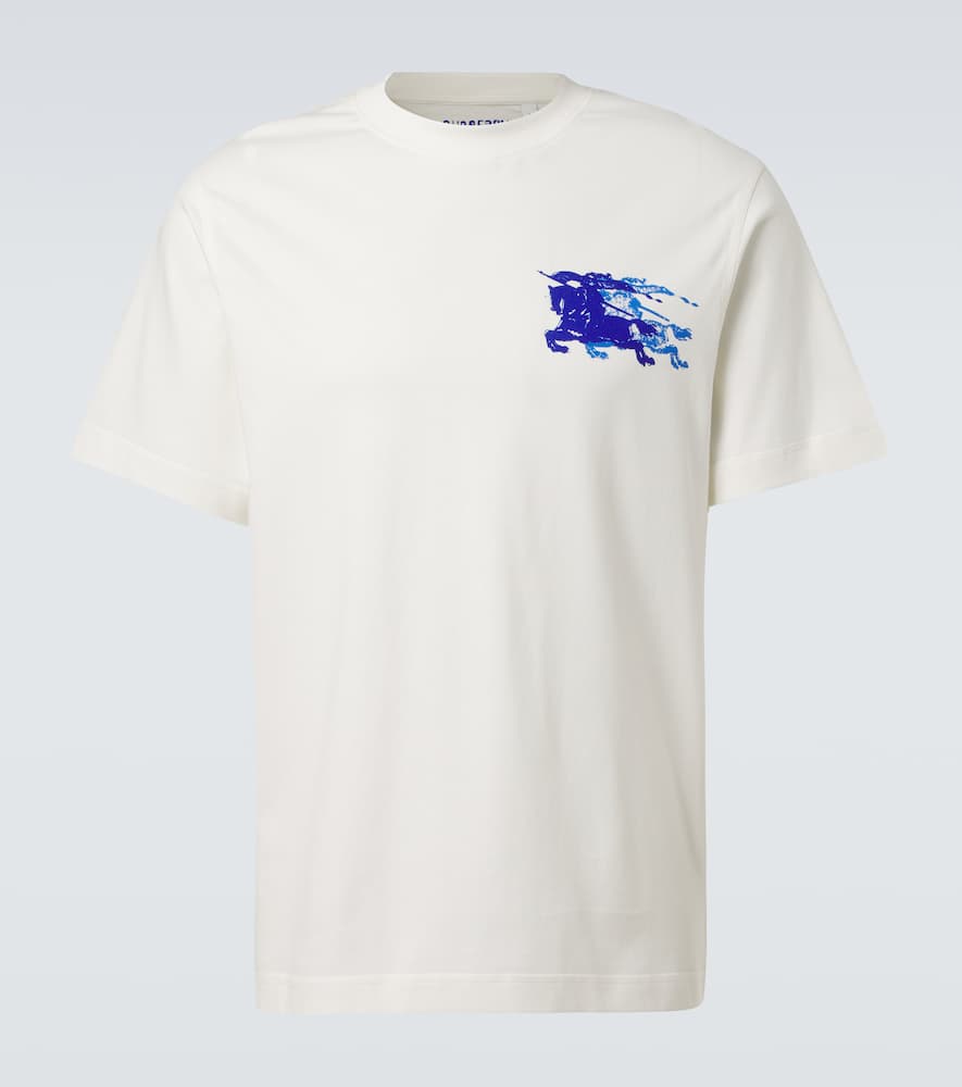Burberry Ekd Cotton T-shirt In White