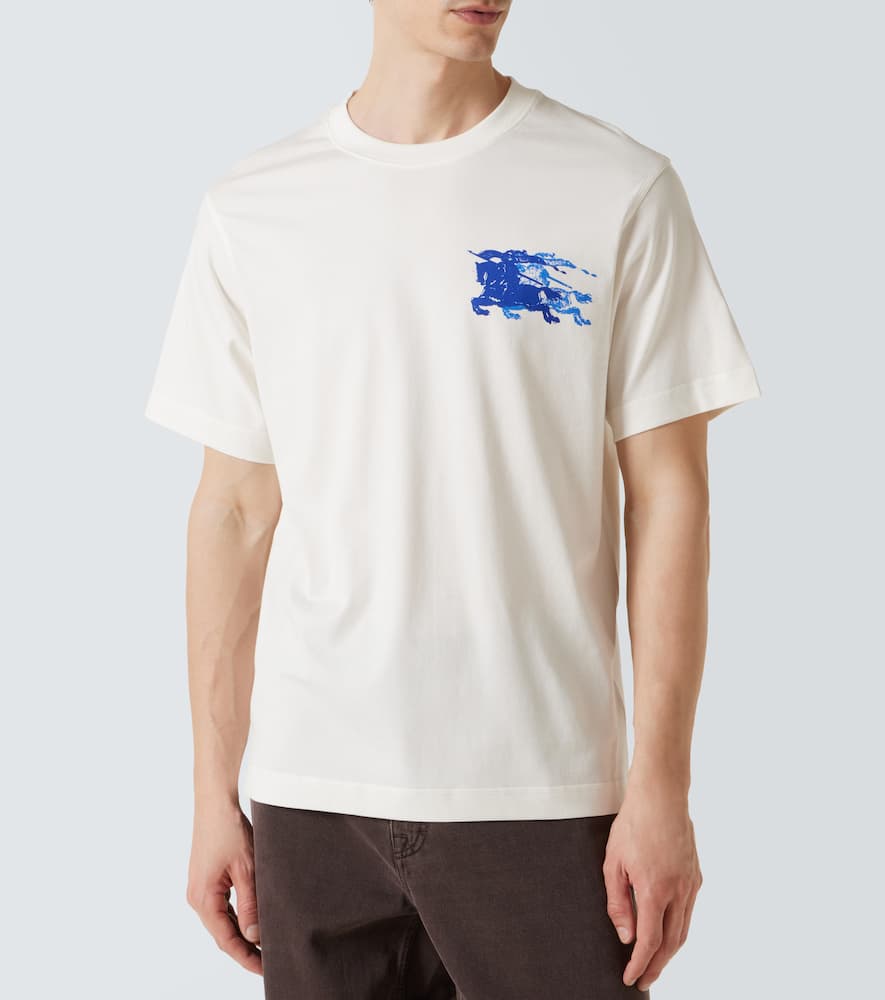 Burberry Ekd Cotton T-shirt In White