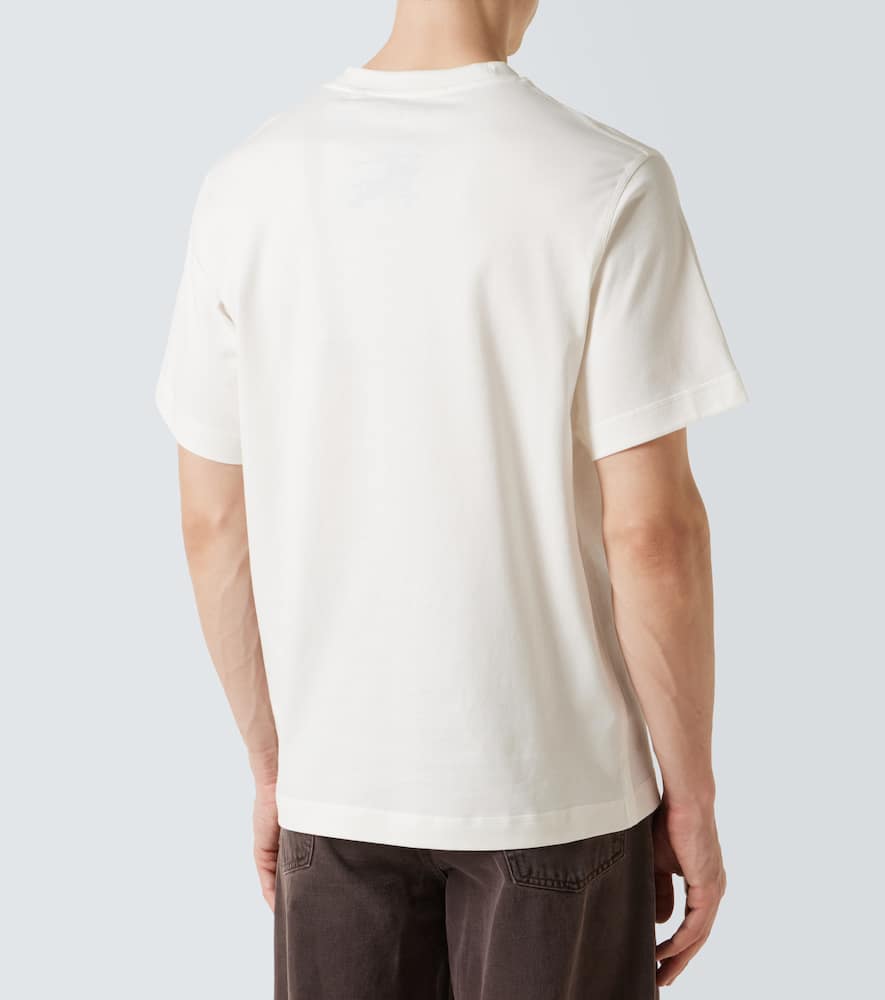 Burberry Ekd Cotton T-shirt In White