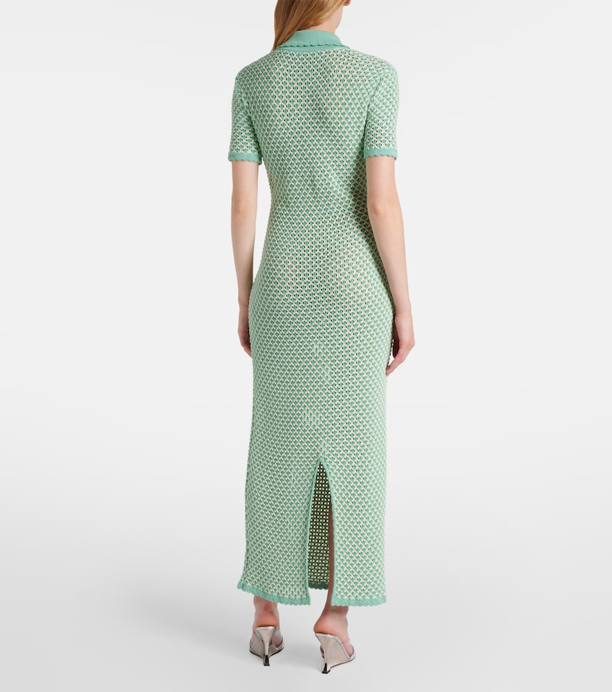  Versace Versace Maxikleid Aus Häkelstrick 