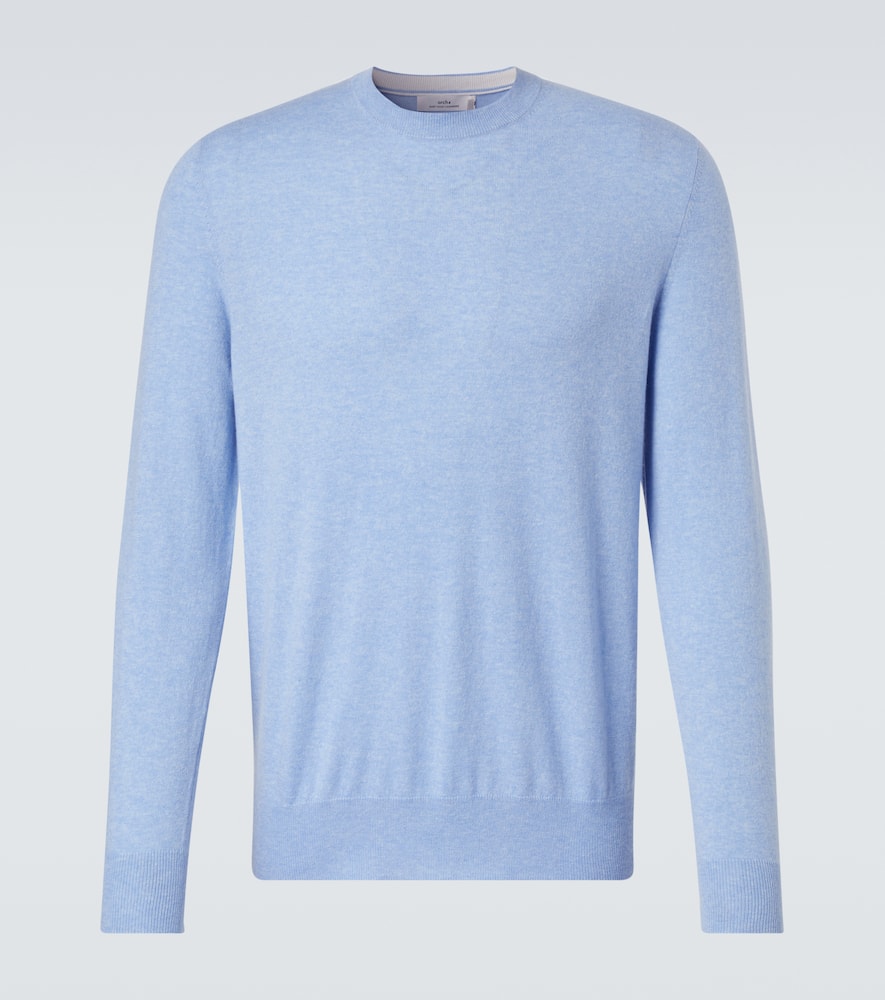 Arch4 Mr Carlos Place Cashmere Sweater In Blue