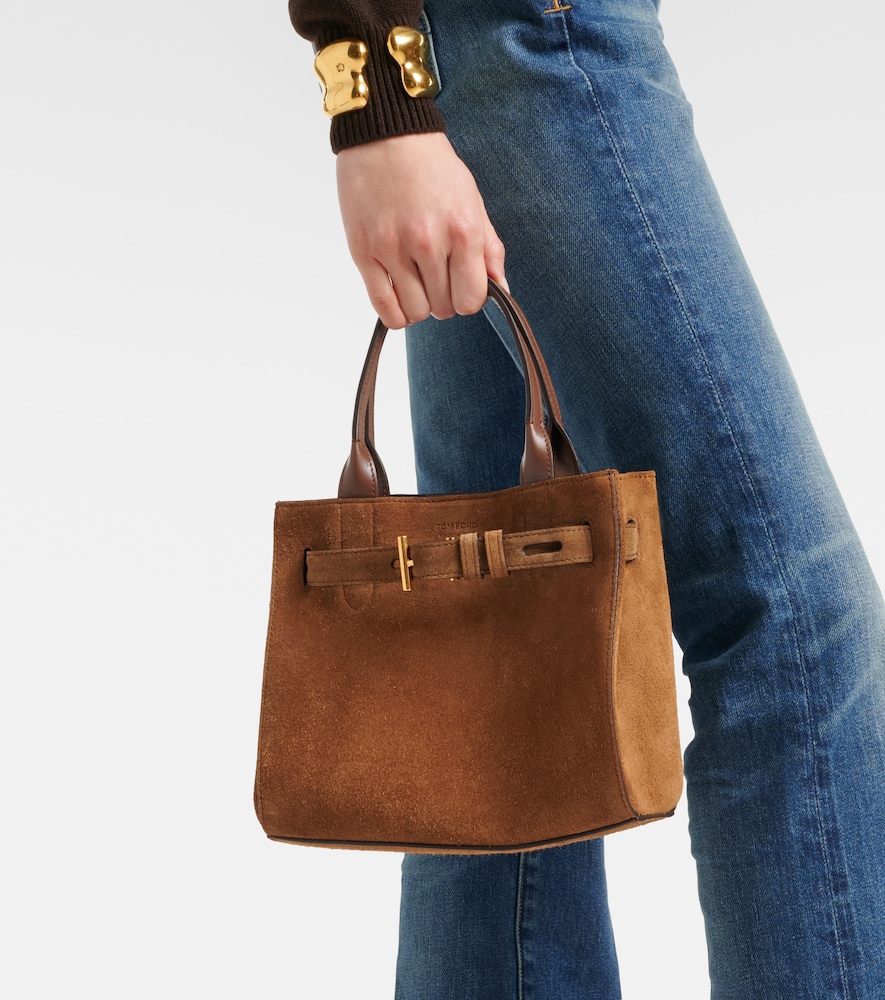 Tom Ford Audrey Small suede tote bag