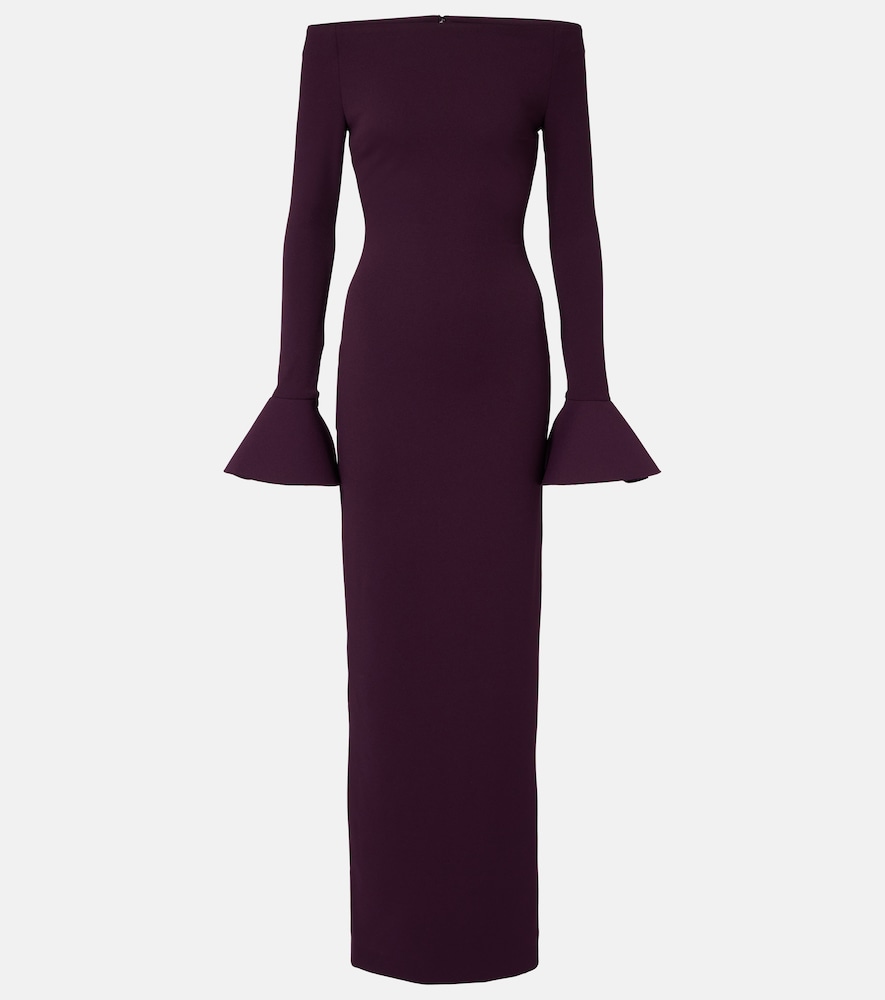 Solace London Anica off-shoulder gown