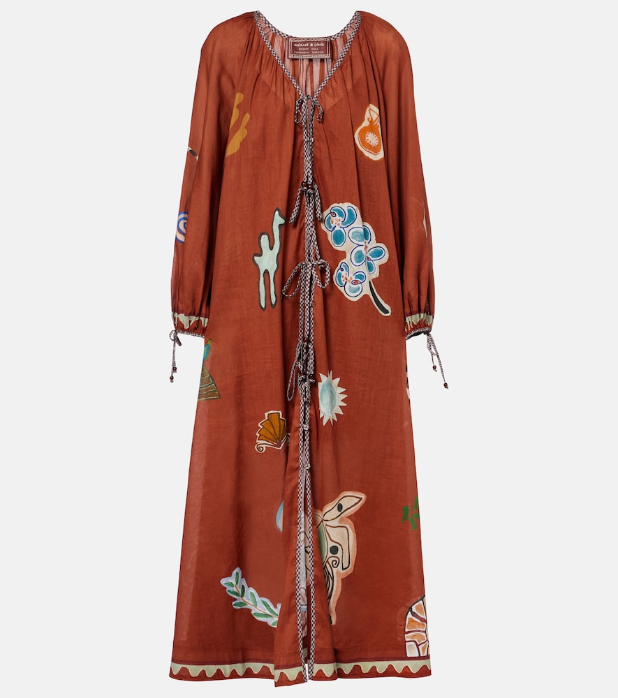 Alemais Alémais x LRNCE Laurence ramie and cotton maxi dress