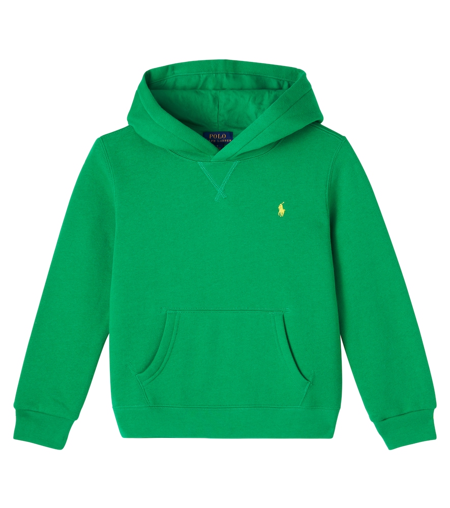 Polo Ralph Lauren Kids Green Cotton-Blend Jersey Hoodie Y Size 1,5