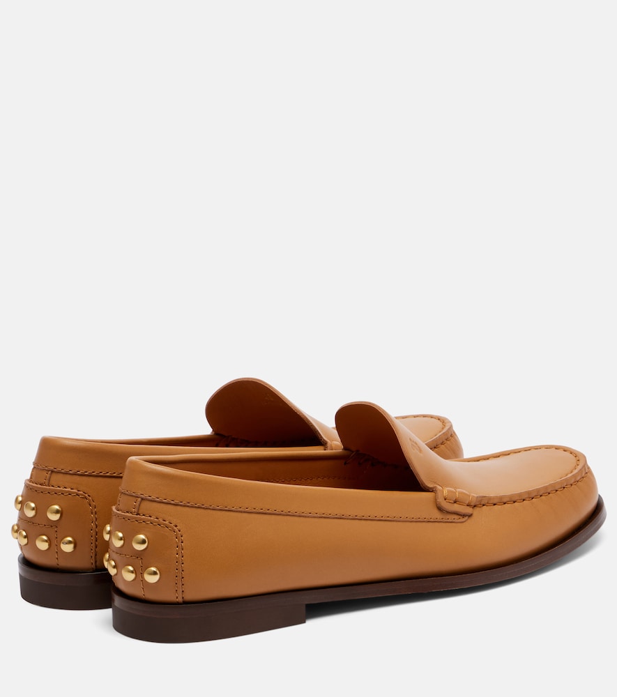  Tod's Tod's Studded Leather Loafers 