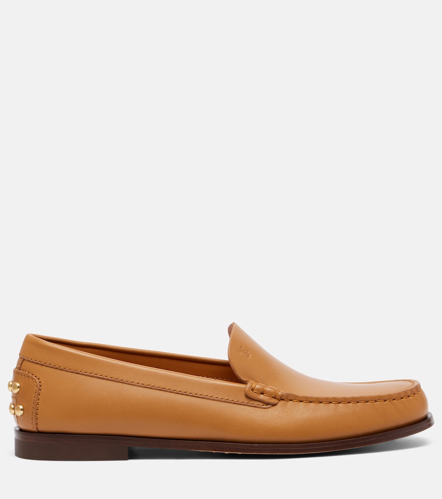  Tod's Tod's Studded Leather Loafers 