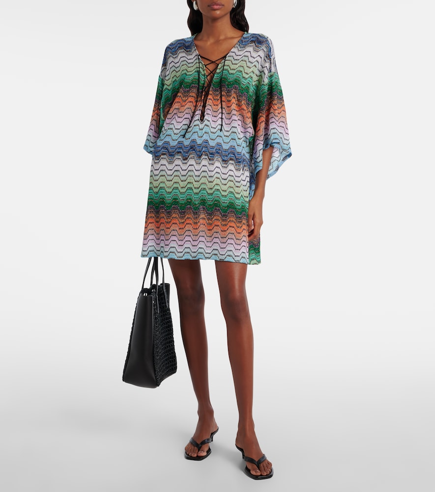 Missoni Wave lamé beach dress