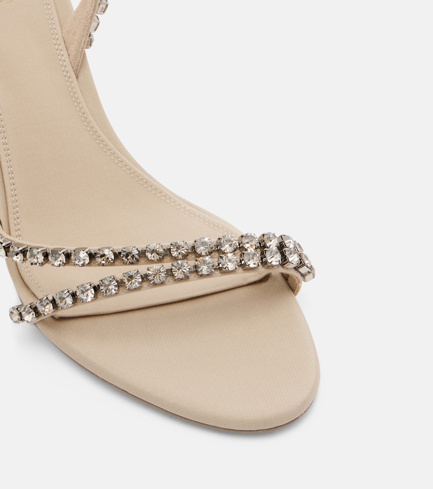  Paris Texas Paris Texas Lidia 70 Crystal-embellished Mules 