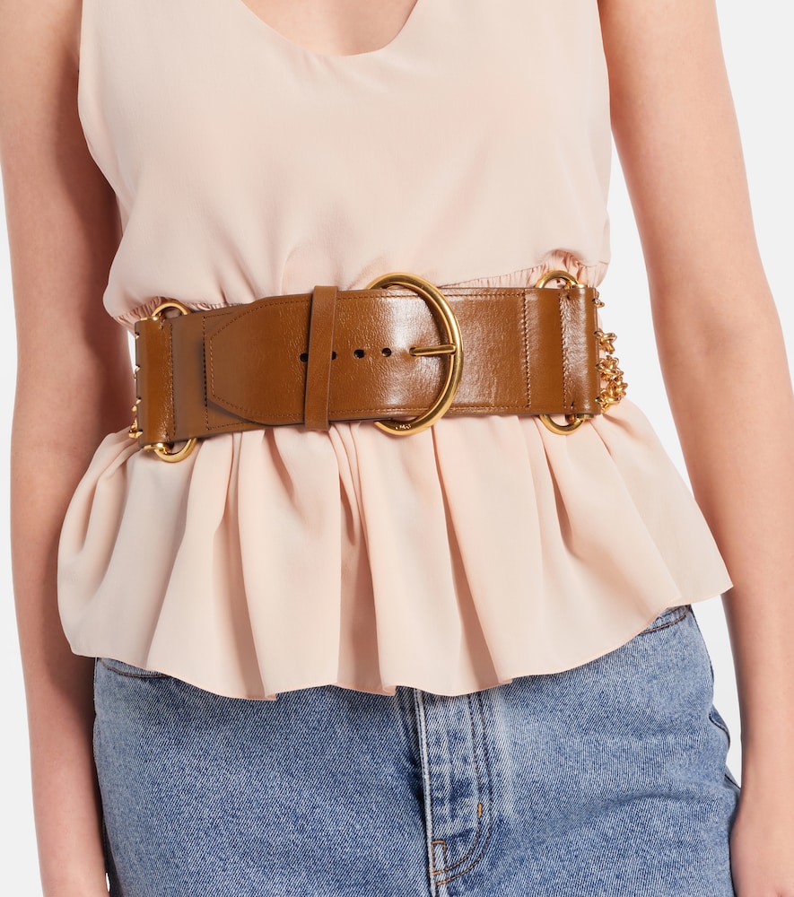  Chloe Chloe Chloe Camera Chain Leather Belt 