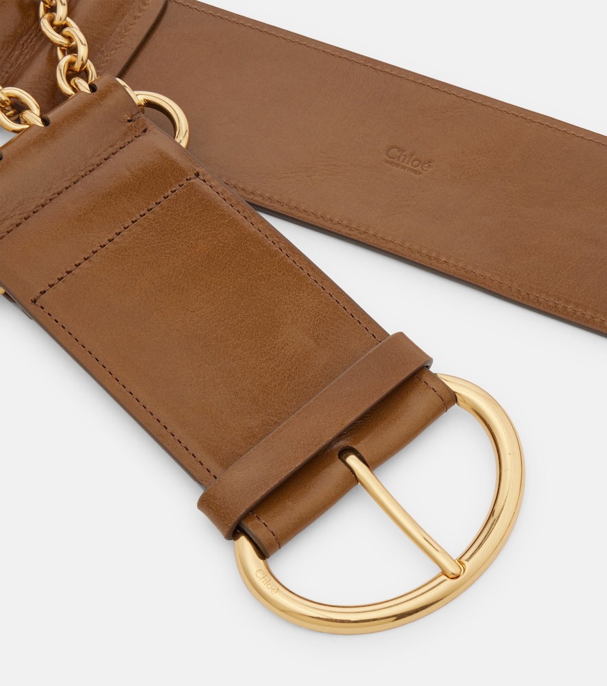  Chloe Chloe Chloe Camera Chain Leather Belt 