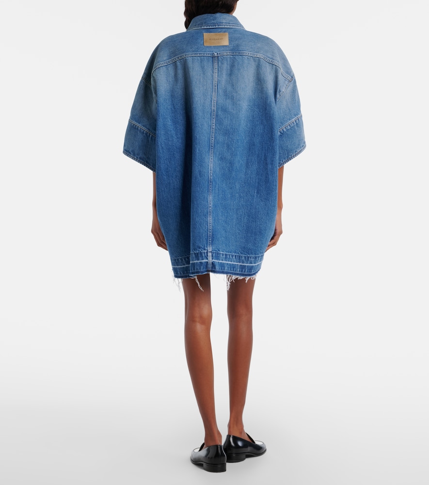  Givenchy Givenchy Vestido Corto Oversized De Denim 