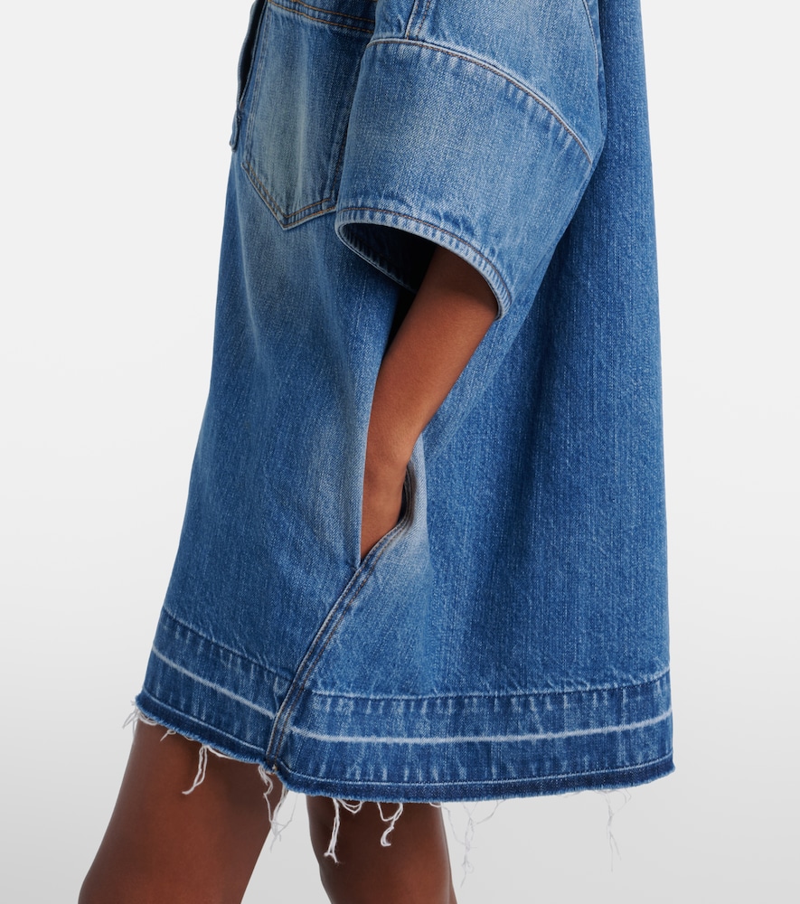  Givenchy Givenchy Vestido Corto Oversized De Denim 