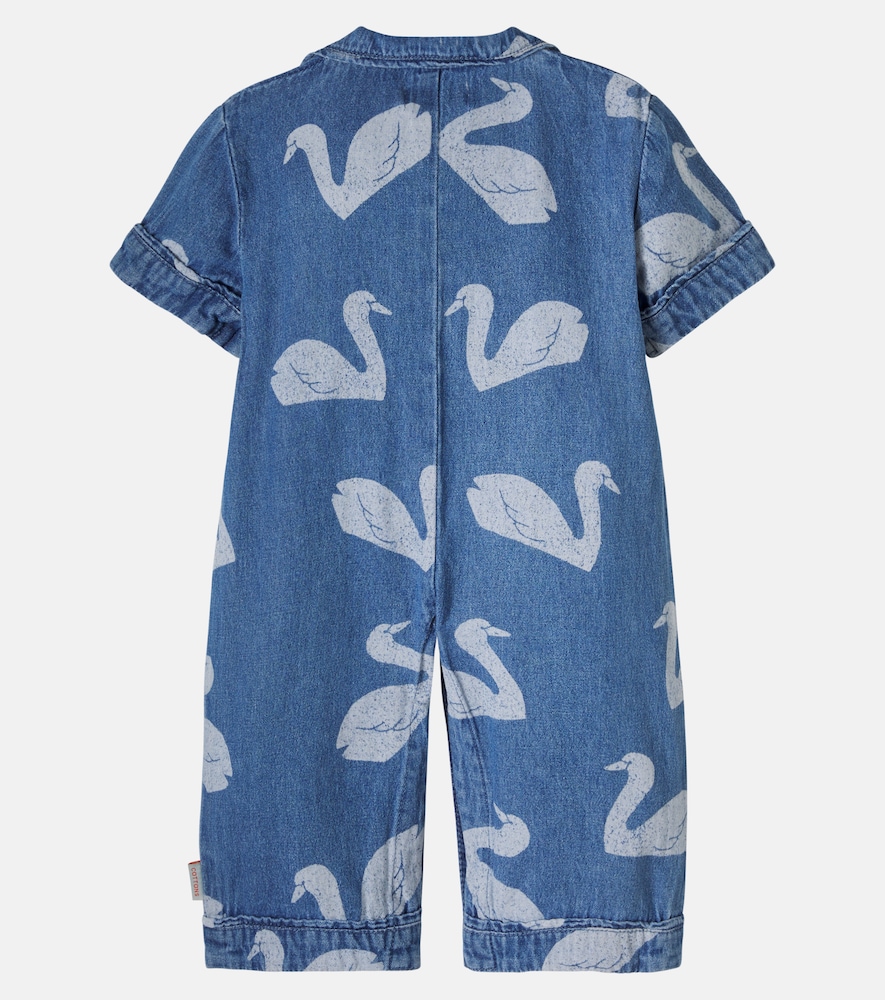  Tinycottons Tinycottons Bebé - Peto Big Swans De Denim 