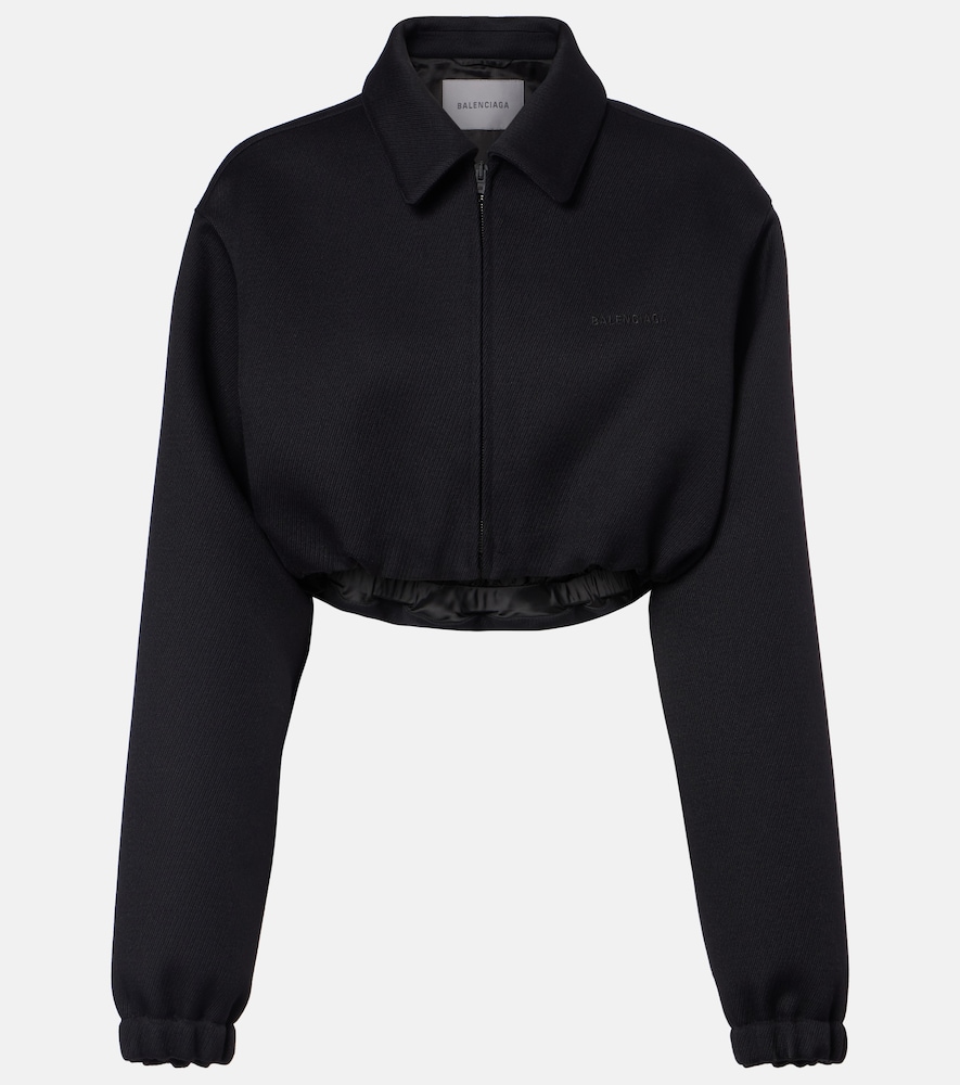 Balenciaga Cropped blouson jacket