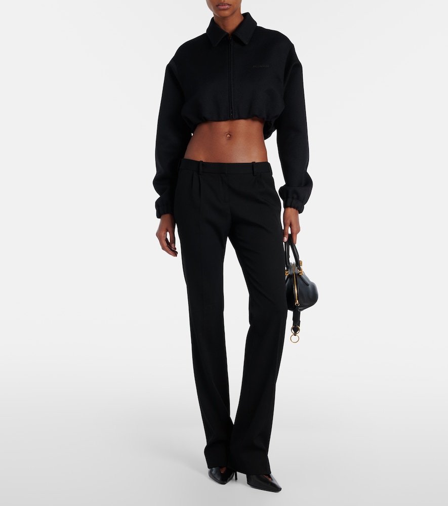 Balenciaga Cropped blouson jacket
