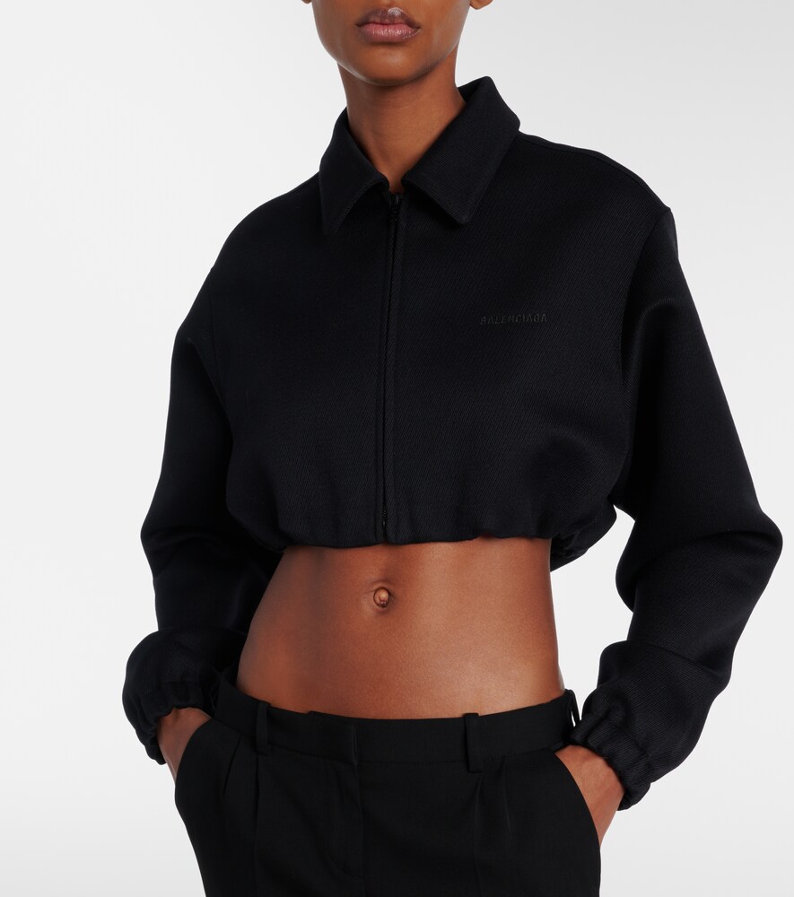  Balenciaga Balenciaga Cropped Blouson Jacket 