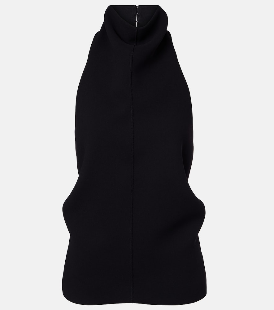 Khaite Rone Halterneck Top In Black