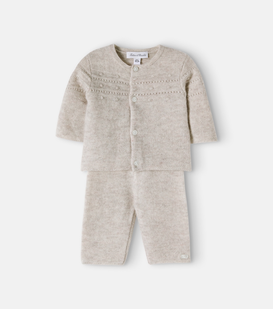 Baby Set aus Cardigan und Hose