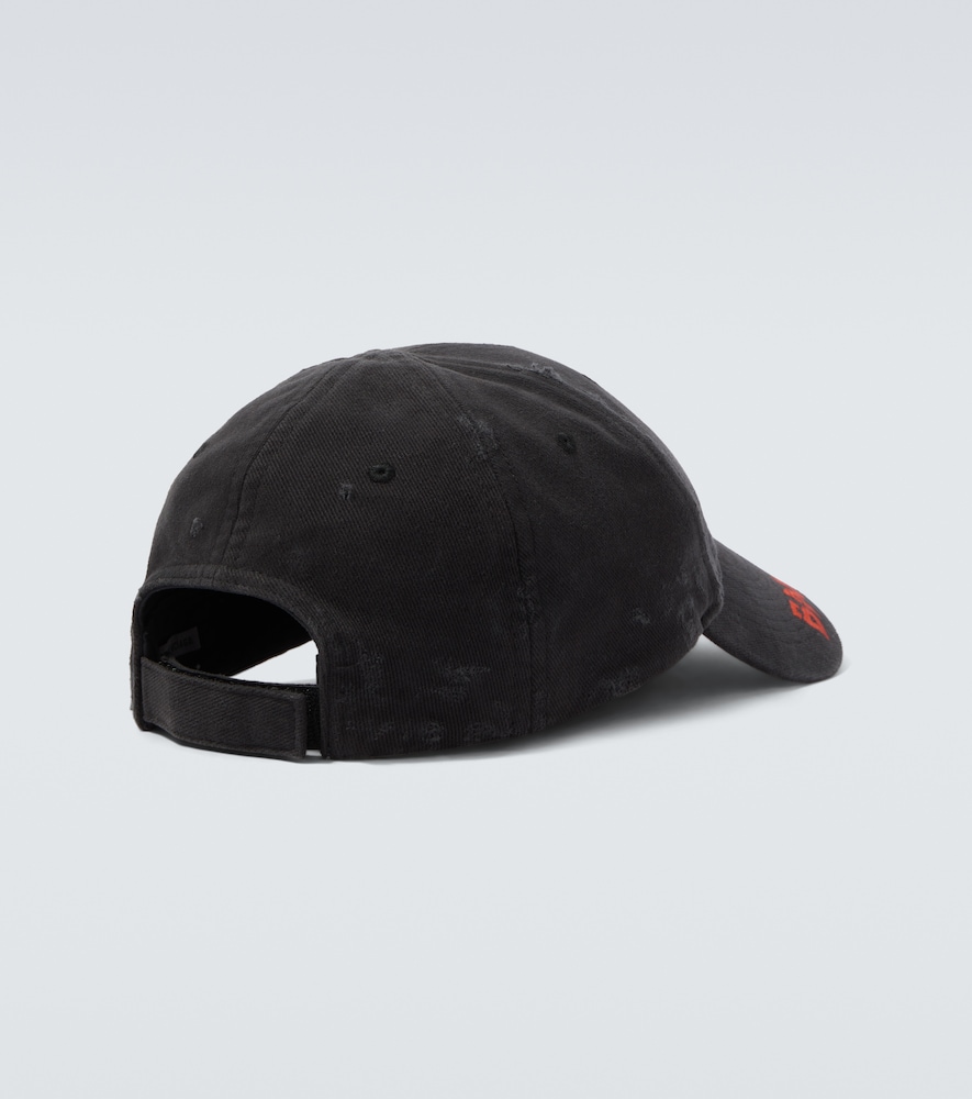  Balenciaga Balenciaga Logo Cotton Baseball Cap 