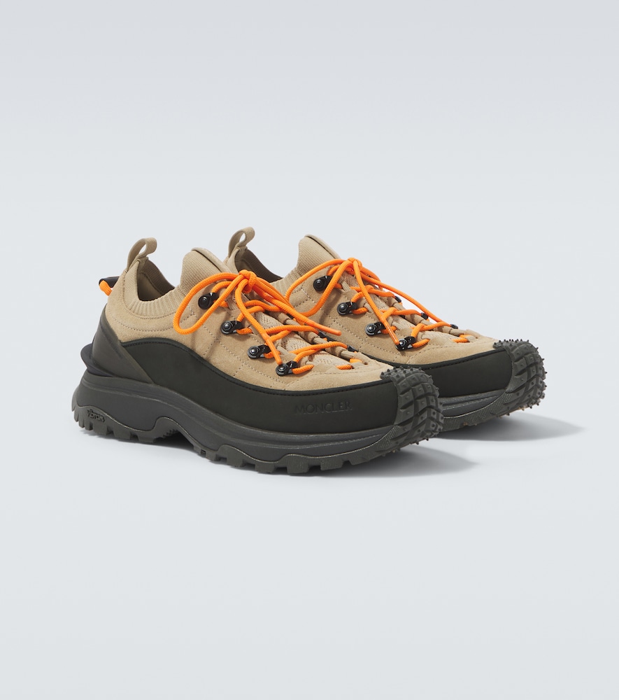 Moncler Trailgrip Lite3 suede-trimmed sneakers