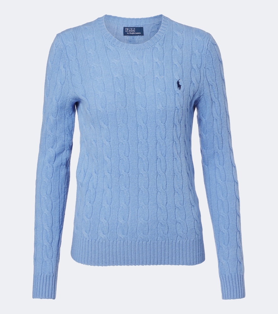 Pullover in lana e cashmere a trecce