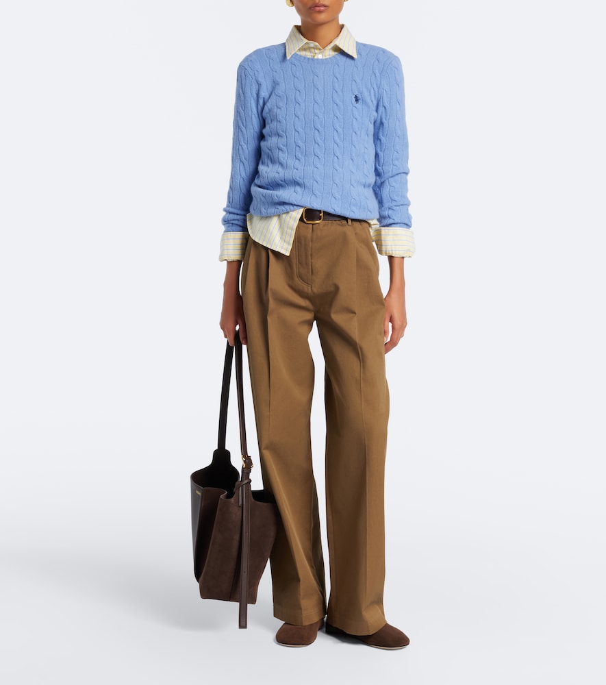 Polo Ralph Lauren Cable-Knit Wool And Cashmere Sweater