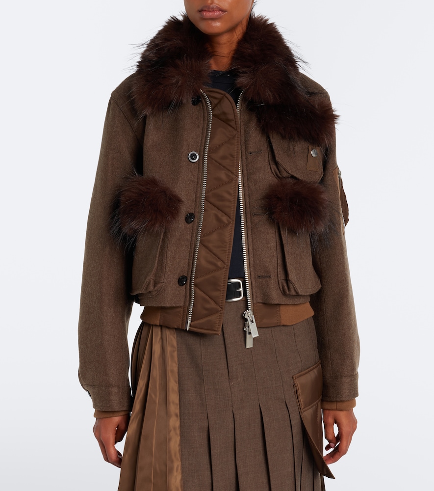 Wool Blouson Jacket