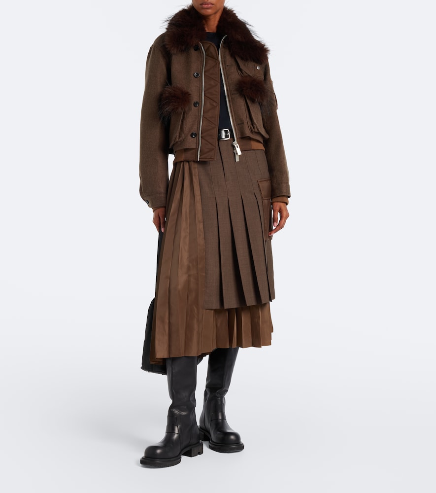 Wool Blouson Jacket